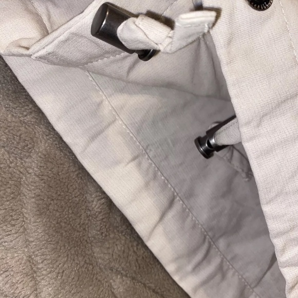 EILEEN FISHER BONE ORGANIC COTTON STEEL ZIP COAT Sz L NWT $328 - Picture 4 of 9